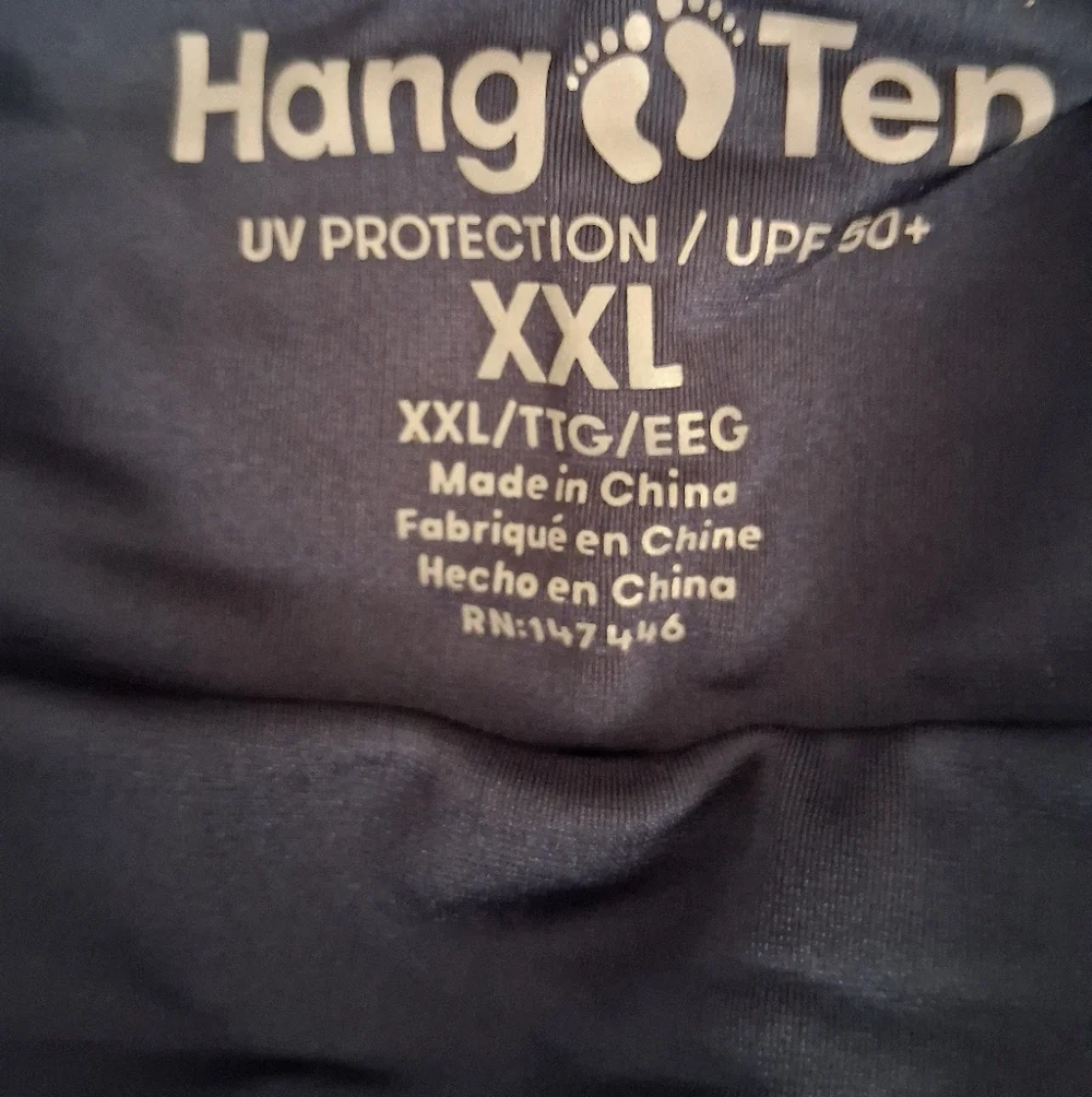 NEW Hang Ten Navy & White Stretch Athletic Shorts Lady's Plus XXL